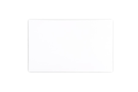 sheet of paper isolated on white backgroundの写真素材