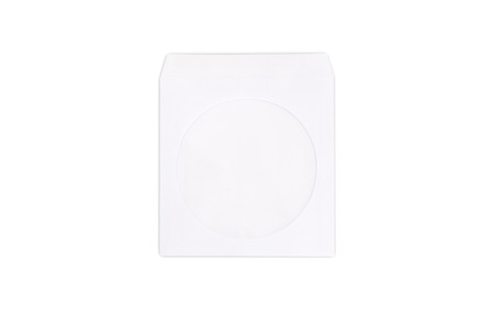 envelope isolated on white backgroundの写真素材