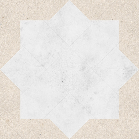 Seamless pattern of a pavement of marble and sandstone tilesの写真素材