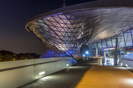 MUNICH - September 4: The BMW World in Munichのeditorial素材