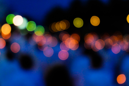 abstract bokeh lights backgroundの写真素材