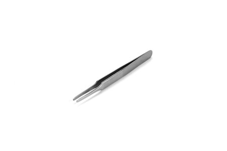 forceps tissue medical equipment isolated on white background with clipping path.の写真素材