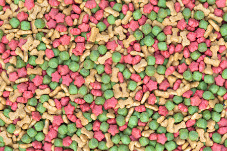 Pets food or dogs food background.の写真素材