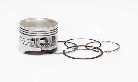 piston and set of ring used as repairing kit in automotive engines overhaul の写真素材