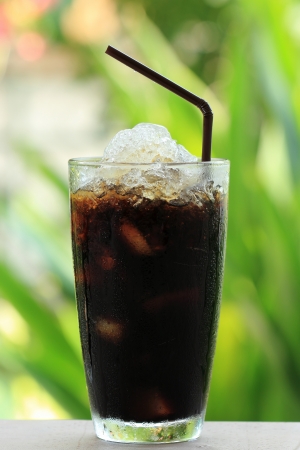Thai style black coffee  の写真素材