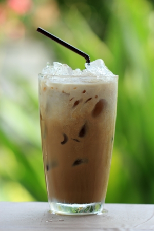 Thai ice coffeeの写真素材