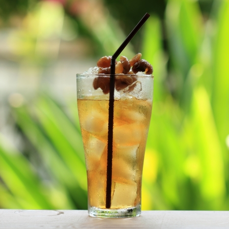 Longan cold water  の写真素材