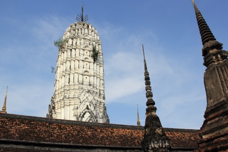 Old pagoda in the temple of Ayutthaya  の写真素材