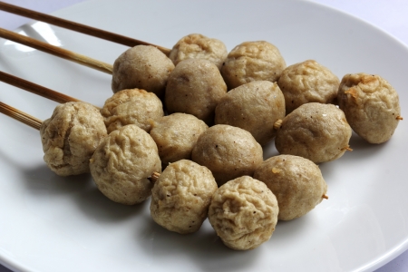 Grilled Beef Ball Thai Style grilled Beef Ball