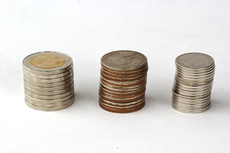 Abstract Stack of coins 