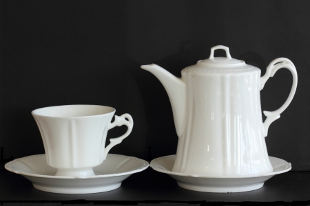 Porcelain dishwareの写真素材