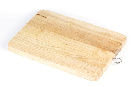 wooden board isolated on the white backgroundの写真素材