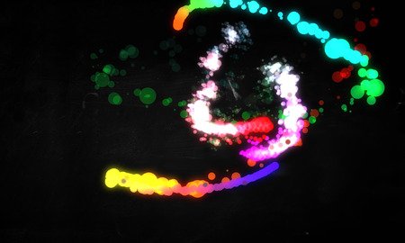  Bubble Abstract Glowing Background Graffitiの写真素材
