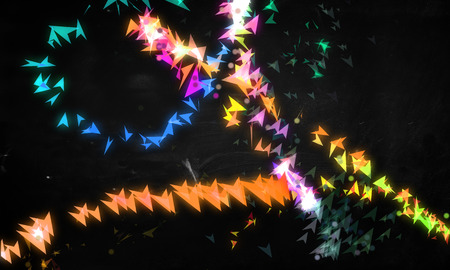 Arrows Abstract Glowing Background Graffitiの写真素材