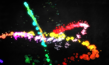  Bubble Abstract Glowing Background Graffitiの写真素材