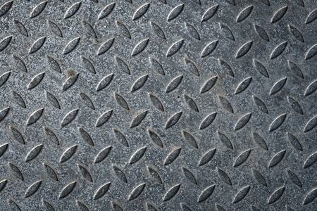 Metal Floor Diamond Pattern Texture Backgroundの写真素材