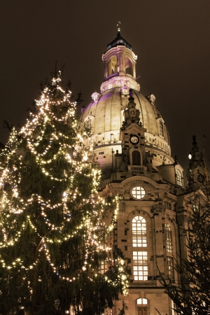 church of our lady in dresden の写真素材