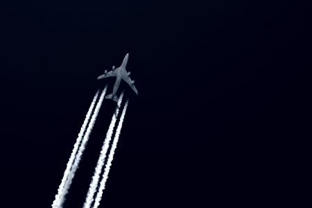 plane in the airの写真素材