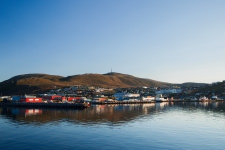 morning in Hammerfestの写真素材