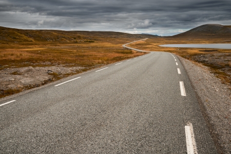 road to the north capeの写真素材