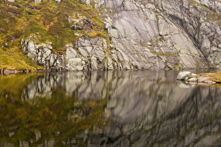 landscape in norwayの写真素材