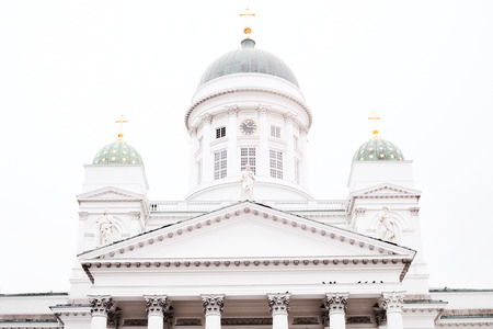 dome of helsinkiの写真素材