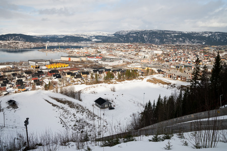winter in Mo i Rana in northern norway