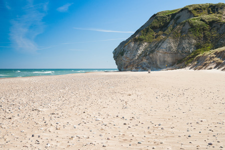 dune landsape in north denmarkの写真素材