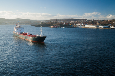 harbor in norwayのeditorial素材