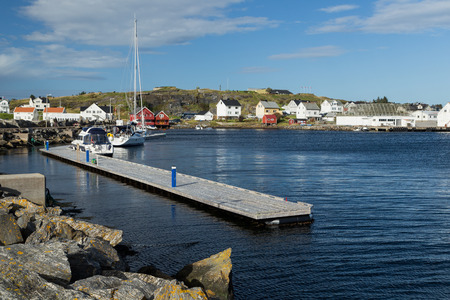 Fishing village Bud in Norwayの写真素材