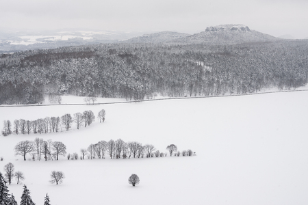 winter landscapeの写真素材