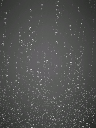 Rain on black backdropの素材