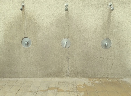 Swimming pool shower areaの素材