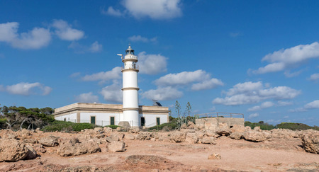 picture from the impressive lighthouse at capo salinas, mallorcaの写真素材