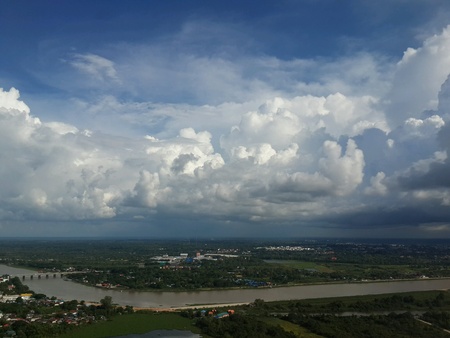Bird eye view in ubonratchani