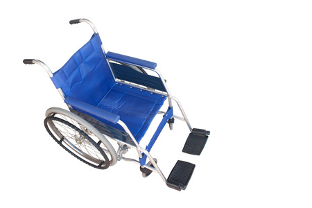Disabled and wheelchair patients. Isolated white background.の写真素材