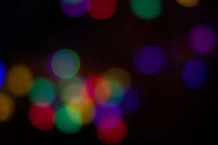 Abstract background of out of focus lights at night.の写真素材