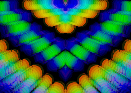 Fractal perfection, colorful, brilliant and charming prospect, creative defocused background, high...