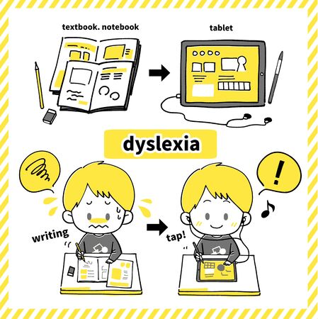 dyslexia Children's Educationの写真素材