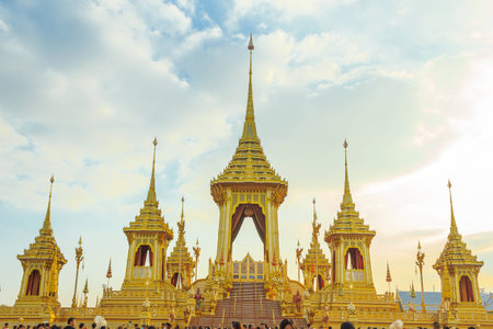 The Royal Crematorium Replica of King Bhumibol, Bangkokの写真素材
