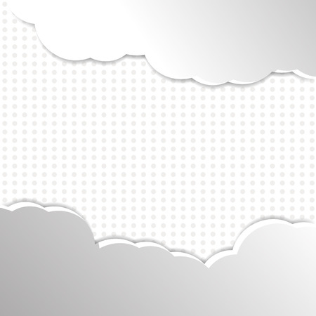 Vector illustration of clouds collectionのイラスト素材