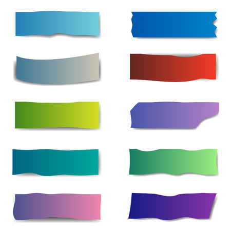 Sticky Tape, Sticky Notesのイラスト素材