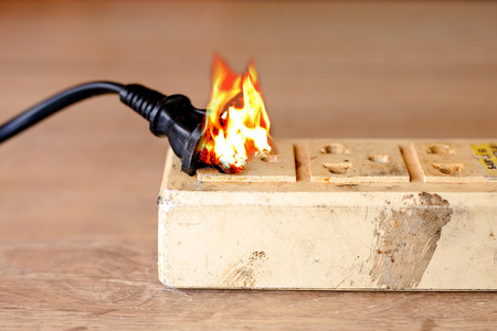 Electricity short circuit / Electrical failure resulting in electricity wire burnt