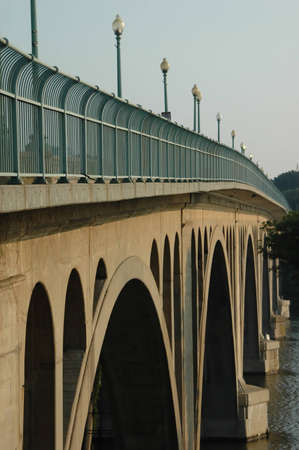 Francis Scott Key Bridge in the morningの写真素材
