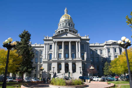 Denver State Capitol in Coloradoの写真素材