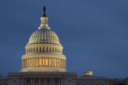 The United States Capitol is the capitol building that serves as the seat of government for the United States Congress, the legislative branch of the U.S. federal government. の写真素材