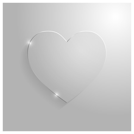 Background image of a glass heart, vector illustrationのイラスト素材