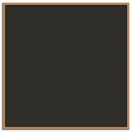 Black chalk drawing board with a gridのイラスト素材
