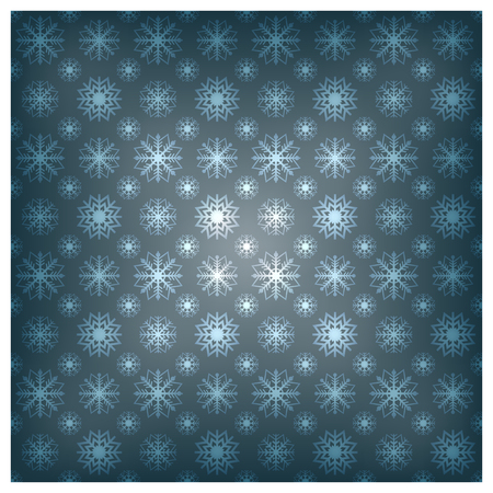 Blurred seamless background image of snowflakes, vector illustration.のイラスト素材