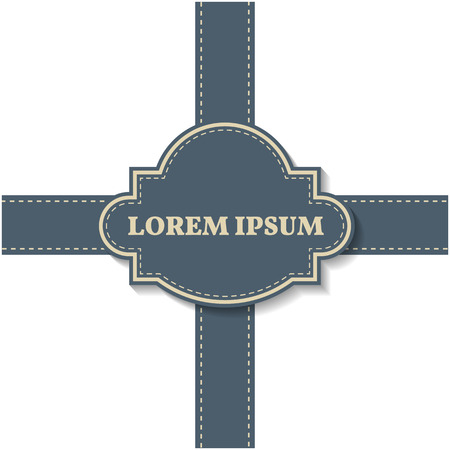 Background with vintage frame for your text, vector illustration.のイラスト素材